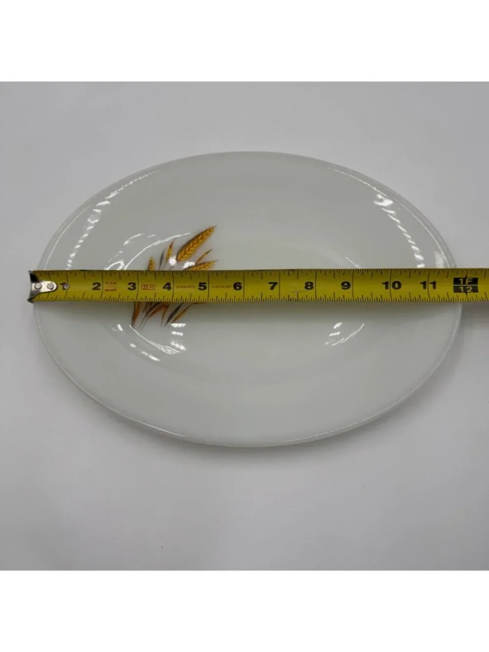 Vintage Fire King Wheat Sheaf Oval Serving Platter